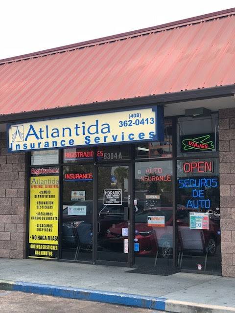 Atlantida Insurance Services | 5304 Monterey Rd A, San Jose, CA 95111, USA | Phone: (408) 362-0413