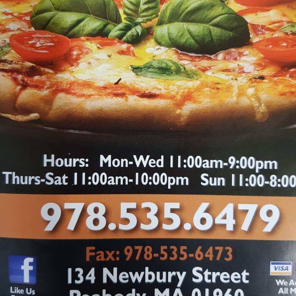 Sunrise Pizza | 134 Newbury St, Peabody, MA 01960, USA | Phone: (978) 535-6479