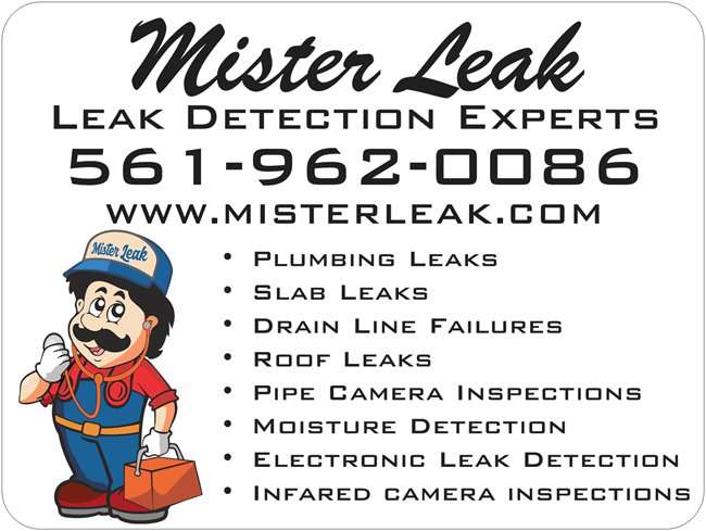 Mister Leak - Leak Detection Experts | 11448 57th Rd N, Royal Palm Beach, FL 33411, USA | Phone: (561) 962-0086