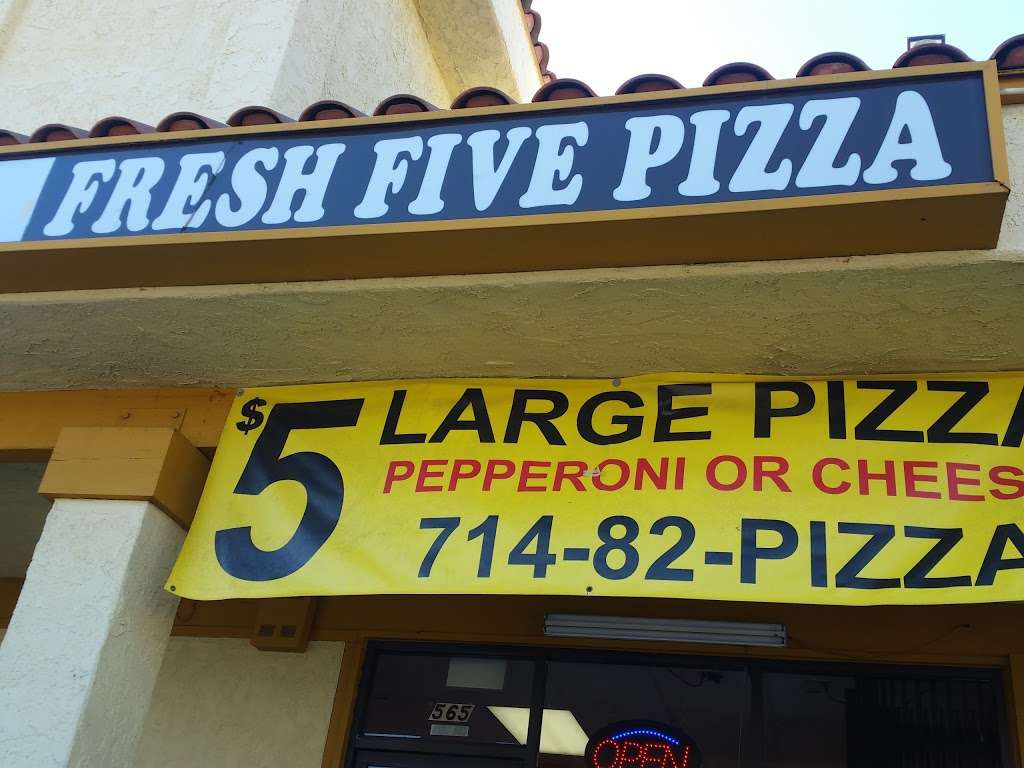 Fresh Five Pizza | 565 S Knott Ave, Anaheim, CA 92804, USA | Phone: (714) 833-2239