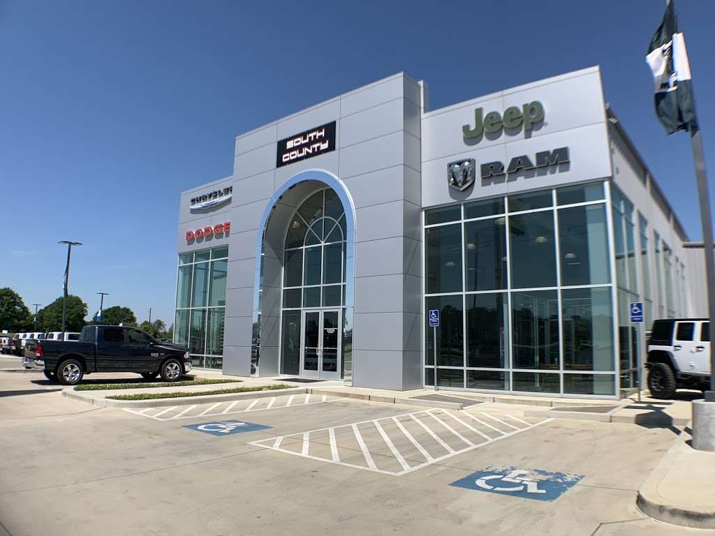 South County of Sealy Chrysler Dodge Jeep Ram | 3704 NE I-10 Frontage Rd, Sealy, TX 77474, USA | Phone: (979) 885-3400