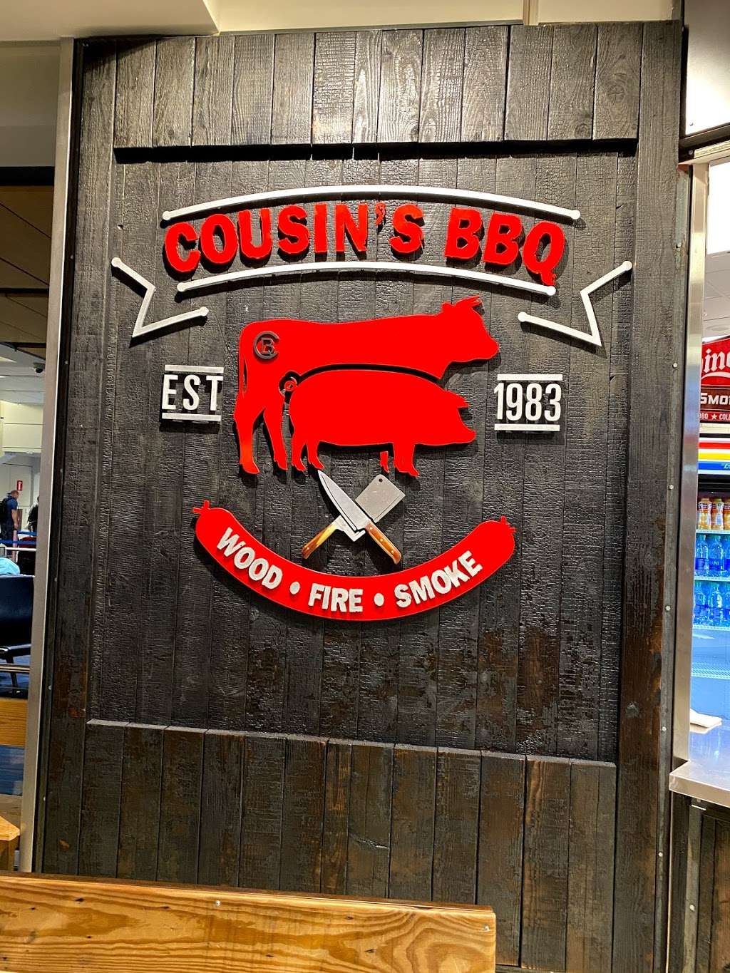 Cousins Bar-B-Q | Terminal B Gate 43, 2141 International Pkwy, Dallas, TX 75261, USA | Phone: (972) 973-7755