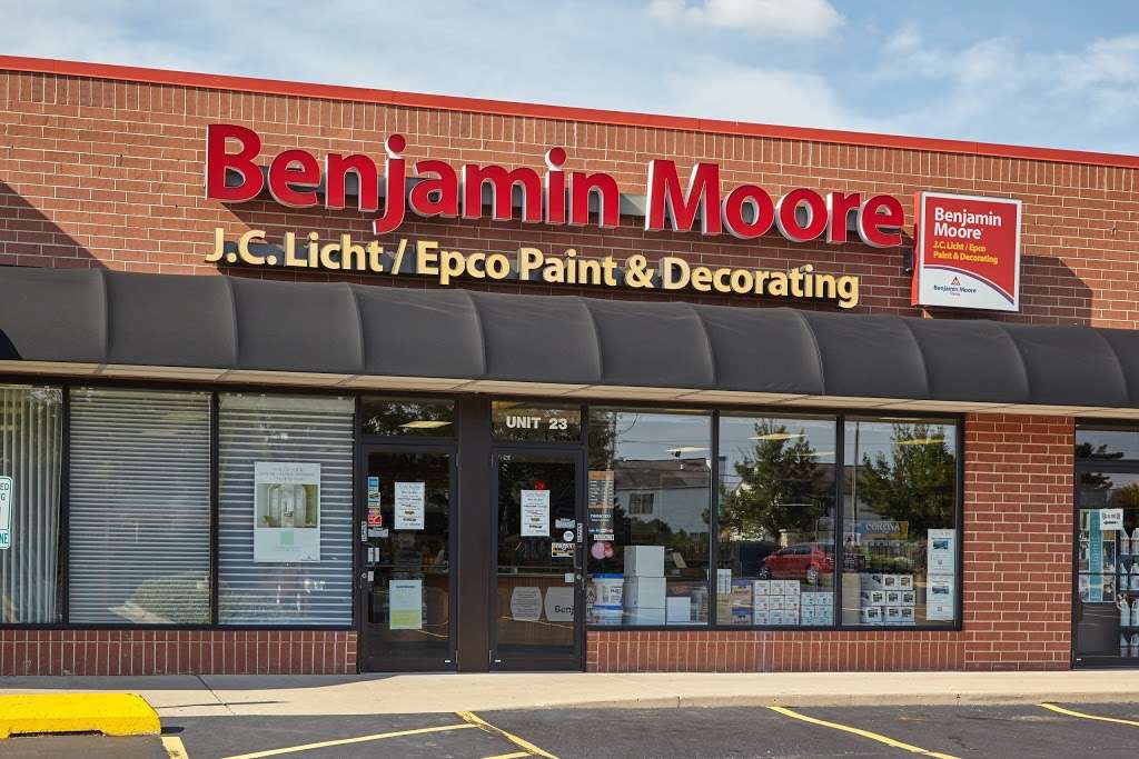 JC Licht Benjamin Moore Paint Store | 3450 Montgomery Rd, Aurora, IL 60504, USA | Phone: (630) 375-9819