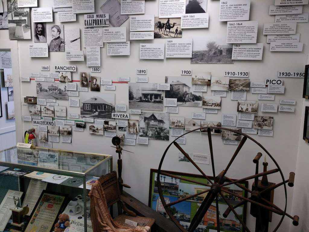 Pico Rivera Historical Museum | 9122 Washington Blvd, Pico Rivera, CA 90660, USA | Phone: (562) 949-7100