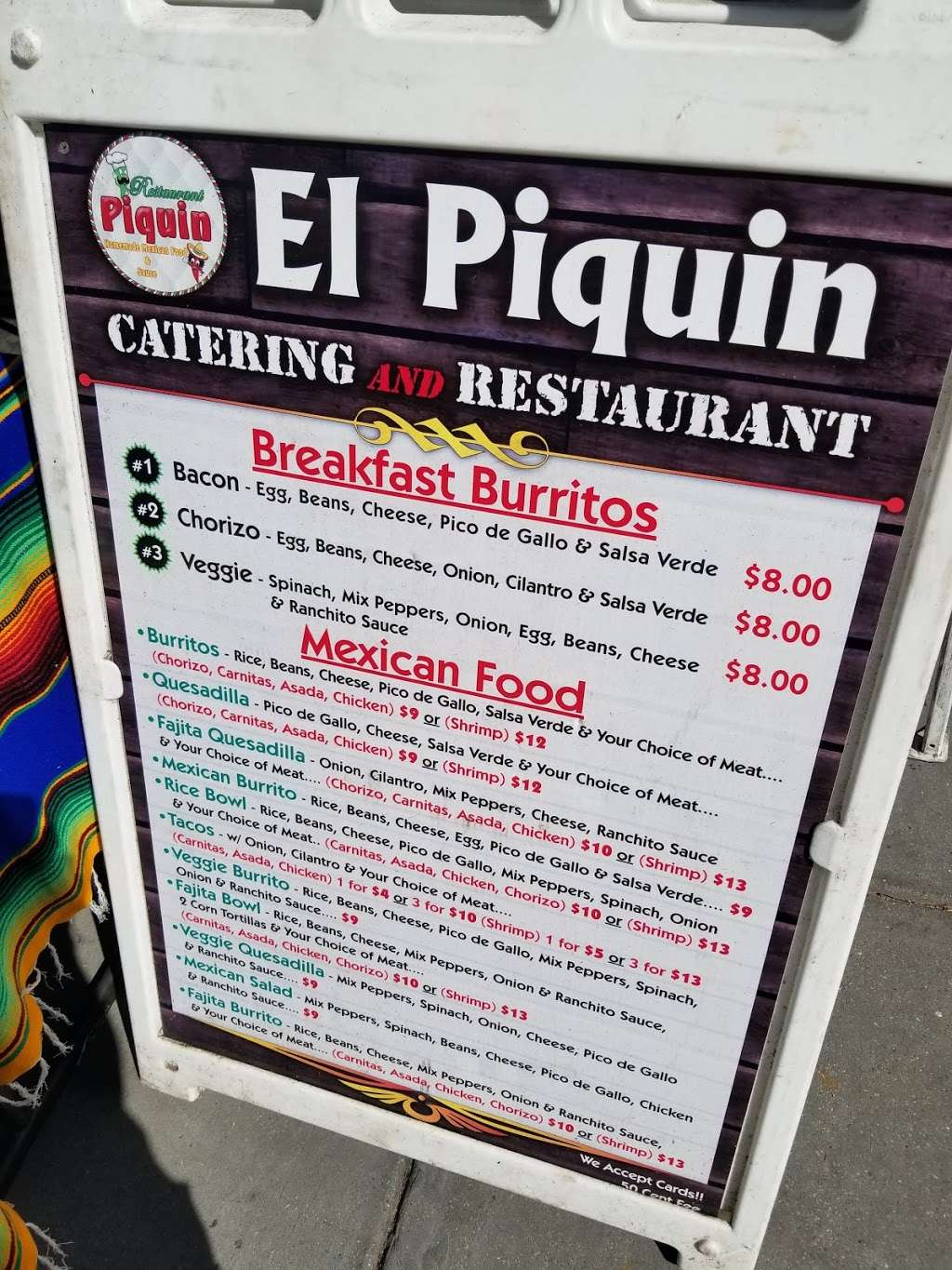 El piquin Restaurant | 1520 Country Ridge Ln, Essex, MD 21221 | Phone: (443) 559-8711