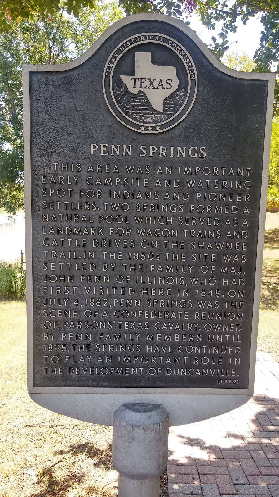 Penn Springs Park | 1502 Penn Springs Dr, Duncanville, TX 75134 | Phone: (972) 780-5000