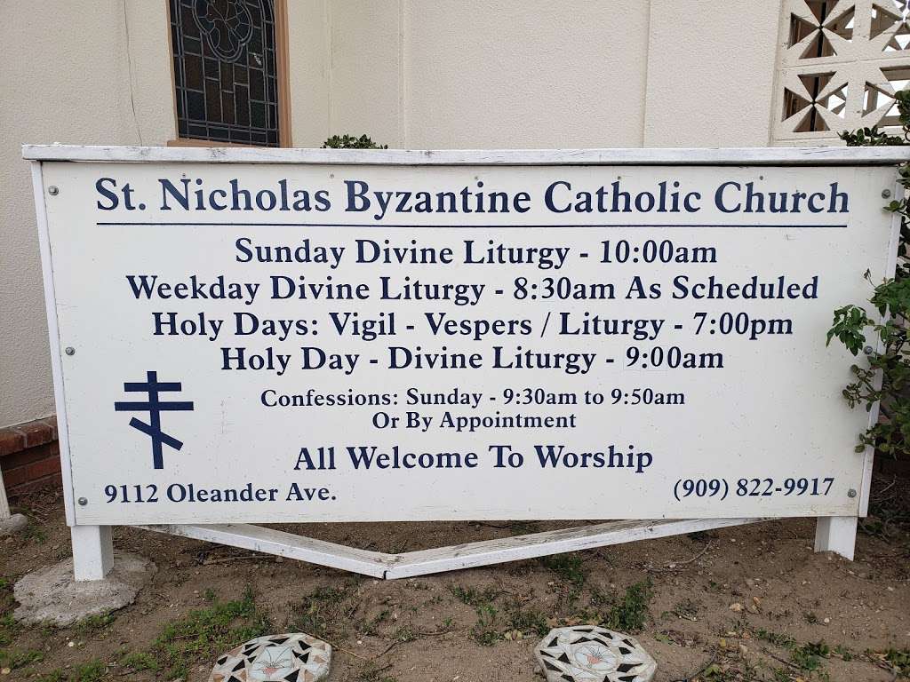 Welcome to St. Nicholas of Myra Byzantine Catholic Church | 9112 Oleander Ave, Fontana, CA 92335, USA | Phone: (909) 822-9917