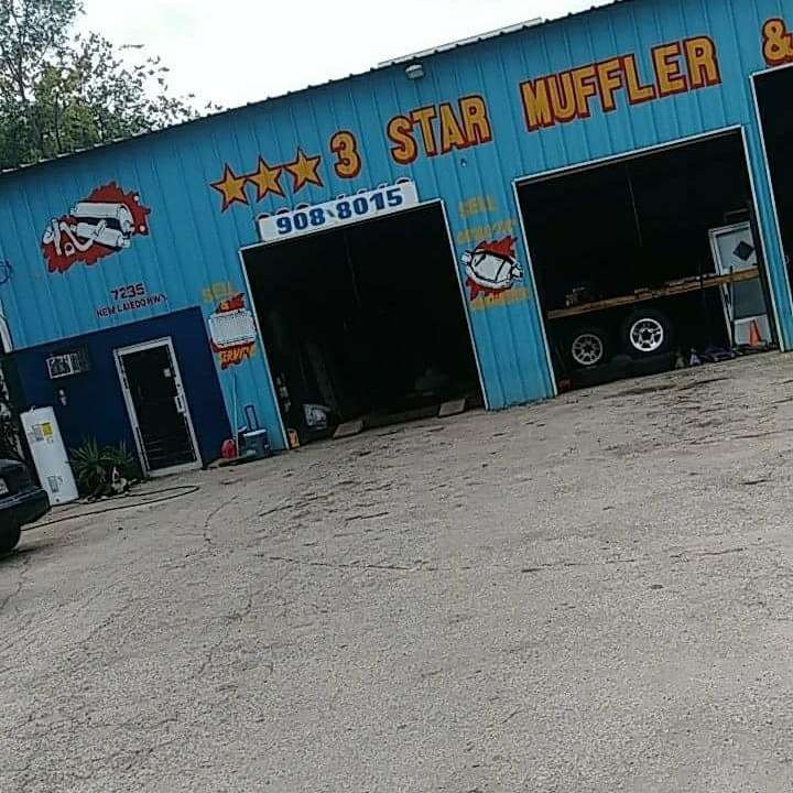 Three Star Muffler Shop | 7235 New Laredo Hwy, San Antonio, TX 78211, USA | Phone: (210) 994-9160