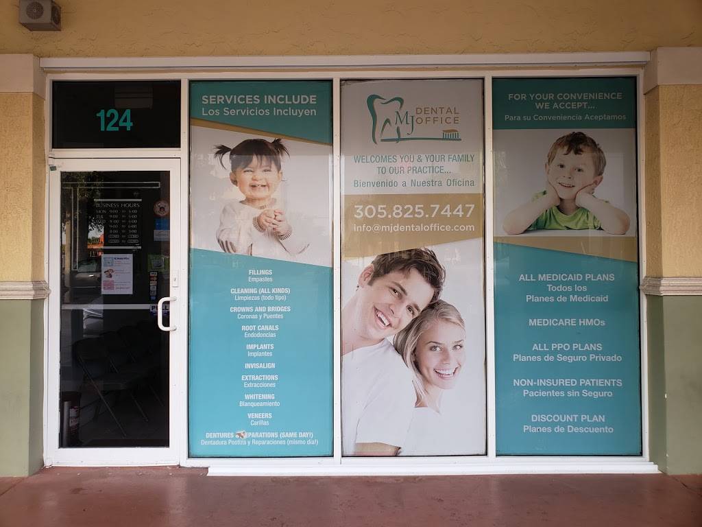 MJ Dental Office | 2360 W 68th St #124, Hialeah, FL 33016, USA | Phone: (305) 825-7447