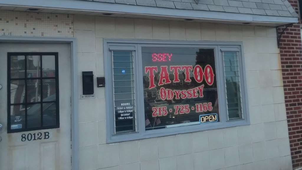 Tattoo Odyssey Inc | 8012 Castor Ave Studio B, Philadelphia, PA 19152 | Phone: (215) 725-1166