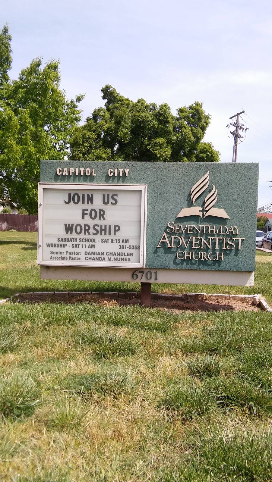 Capitol City Seventh-day Adventist Church | 6701 Lemon Hill Ave, Sacramento, CA 95824, USA | Phone: (916) 381-5353
