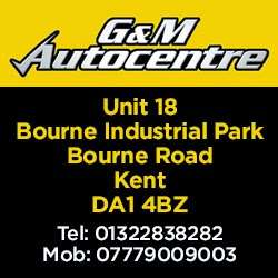G&M Autocentre | Bourne Industrial Park, Bourne Rd, Dartford, Crayford DA1 4BZ, UK | Phone: 01322 838282