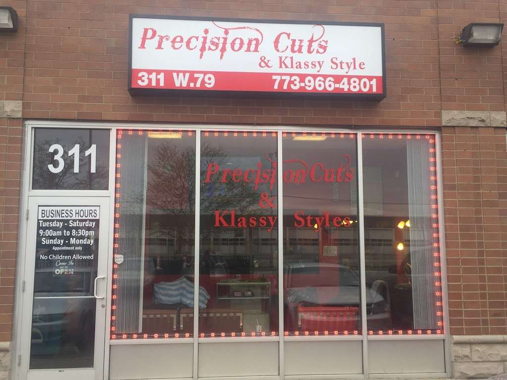 Precision Cuts & Klassy Styles Unisex Salon | 311 W 79th St, Chicago, IL 60620, USA | Phone: (773) 966-4801