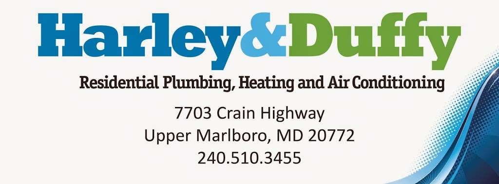 Harley & Duffy Residential Plumbing, Heating and Air Conditionin | 7703 Crain Hwy, Upper Marlboro, MD 20772, USA | Phone: (240) 510-3455