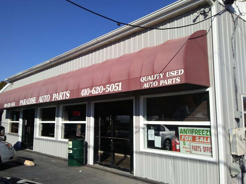 Paradise Auto Parts Inc | 929 W Pulaski Hwy # B, Elkton, MD 21921, USA | Phone: (410) 620-5051