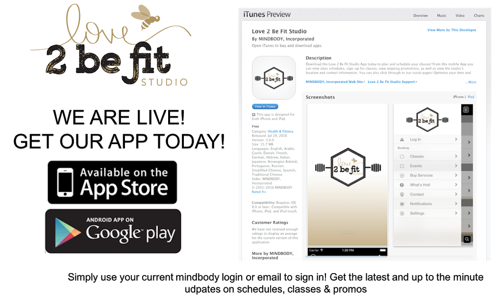 Love 2 Be Fit Studio | 43 Marchwood Rd, Exton, PA 19341, USA | Phone: (610) 524-0809