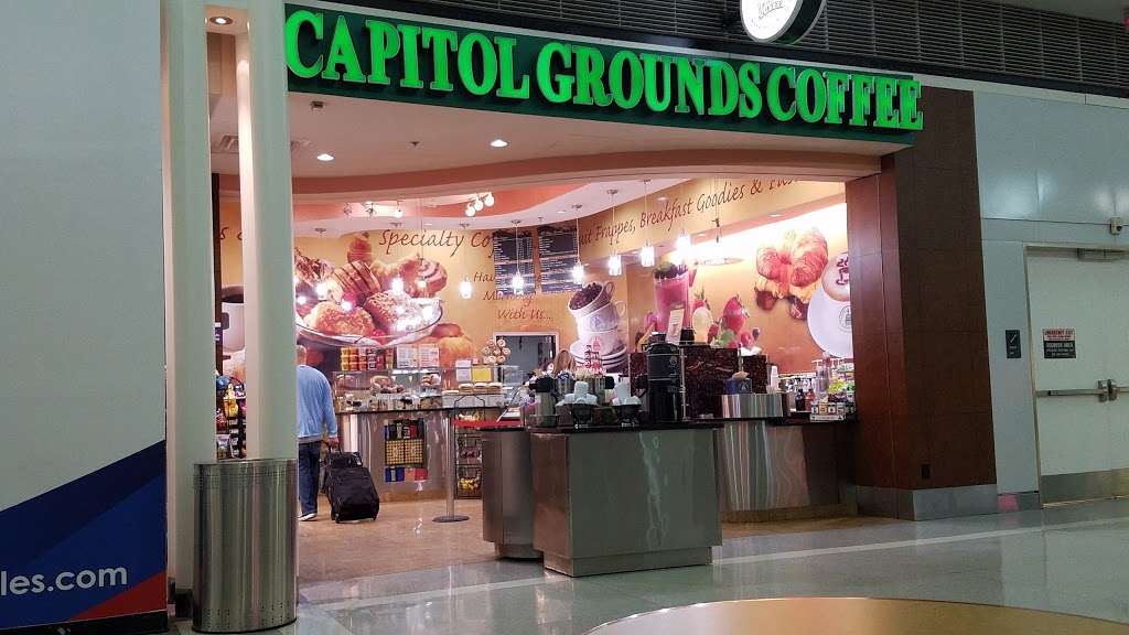 Capitol Grounds Coffee | Washington Dulles International Airport Concourse B, 1 Saarinen Cir, Sterling, VA 20166 | Phone: (703) 661-0999