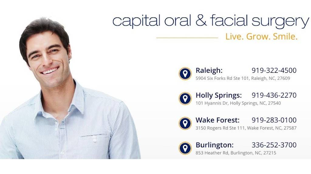 Capital Oral & Facial Surgery @ Raleigh | 5904 Six Forks Rd STE 101, Raleigh, NC 27609, USA | Phone: (919) 322-4500