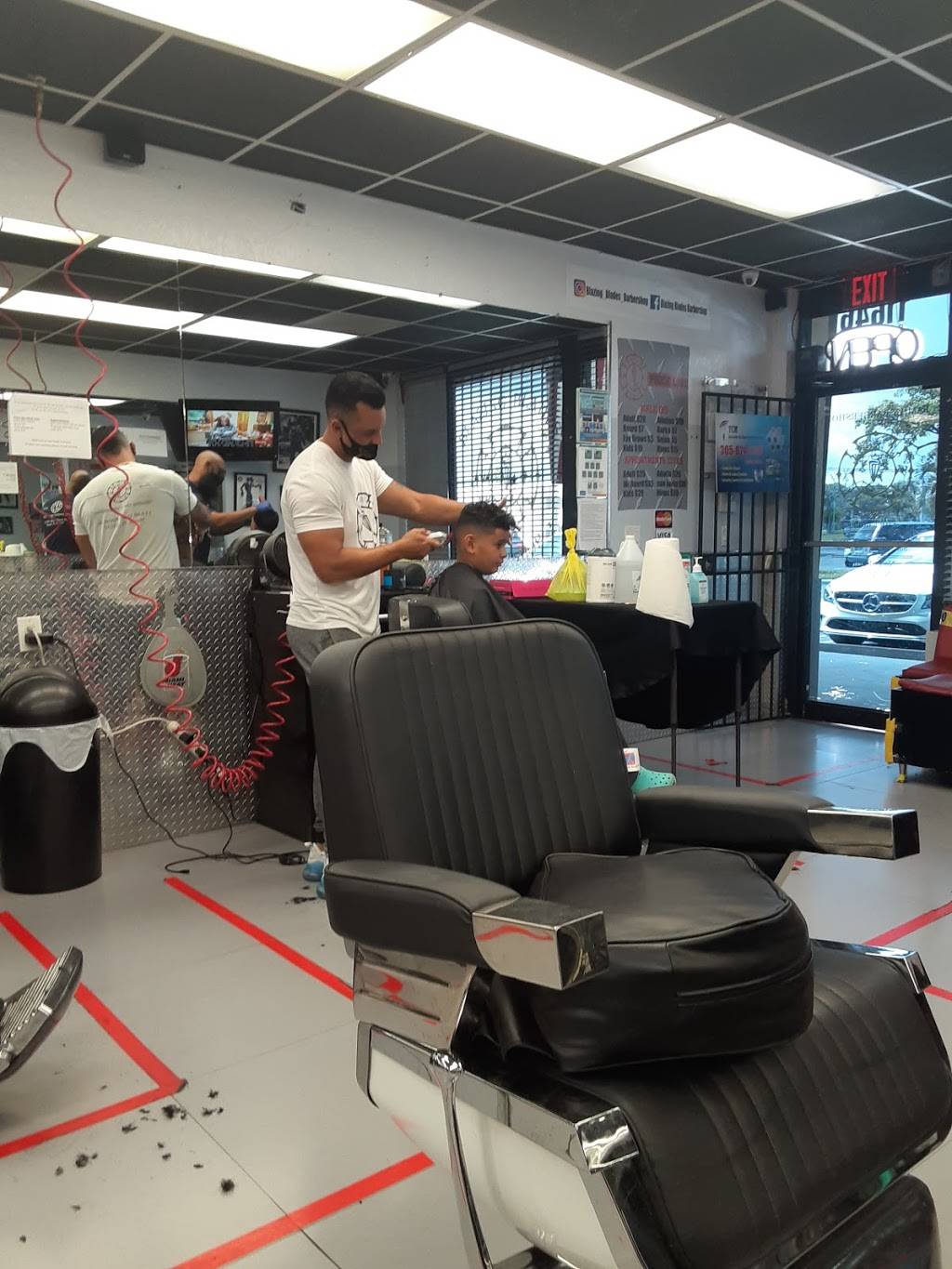 Blazing Blades Barbershop | 11646 Quail Roost Dr, Miami, FL 33157, USA | Phone: (305) 251-2202