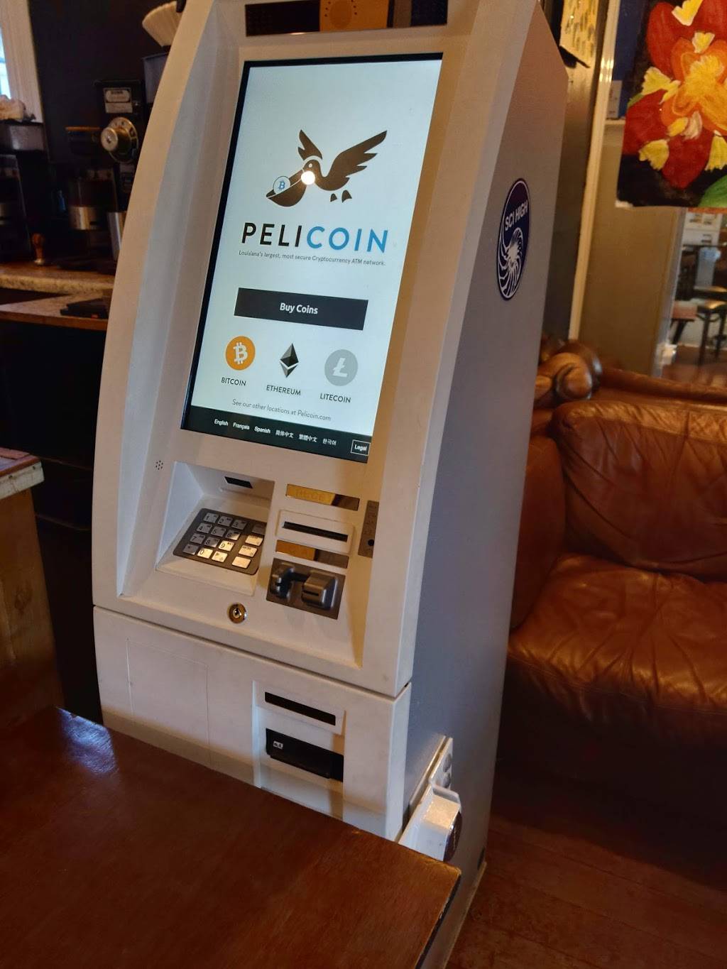 Pelicoin Bitcoin ATM | 802 Nashville Ave #1/2, New Orleans, LA 70115, USA | Phone: (855) 735-4264
