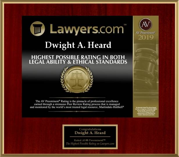 Dwight A. Heard Attorney & Counsellor At Law | 24 Thornhill Rd, Fort Worth, TX 76132, USA | Phone: (817) 992-5525