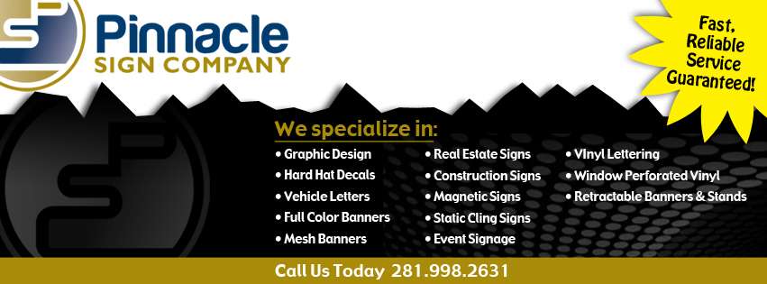 Pinnacle Sign Company | 3105 Genoa Red Bluff Rd, Pasadena, TX 77505 | Phone: (281) 998-2631