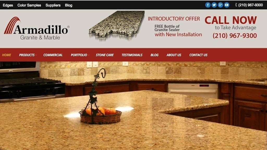 Armadillo Granite & Marble | 18230 Bracken Dr, San Antonio, TX 78266, USA | Phone: (210) 967-9300