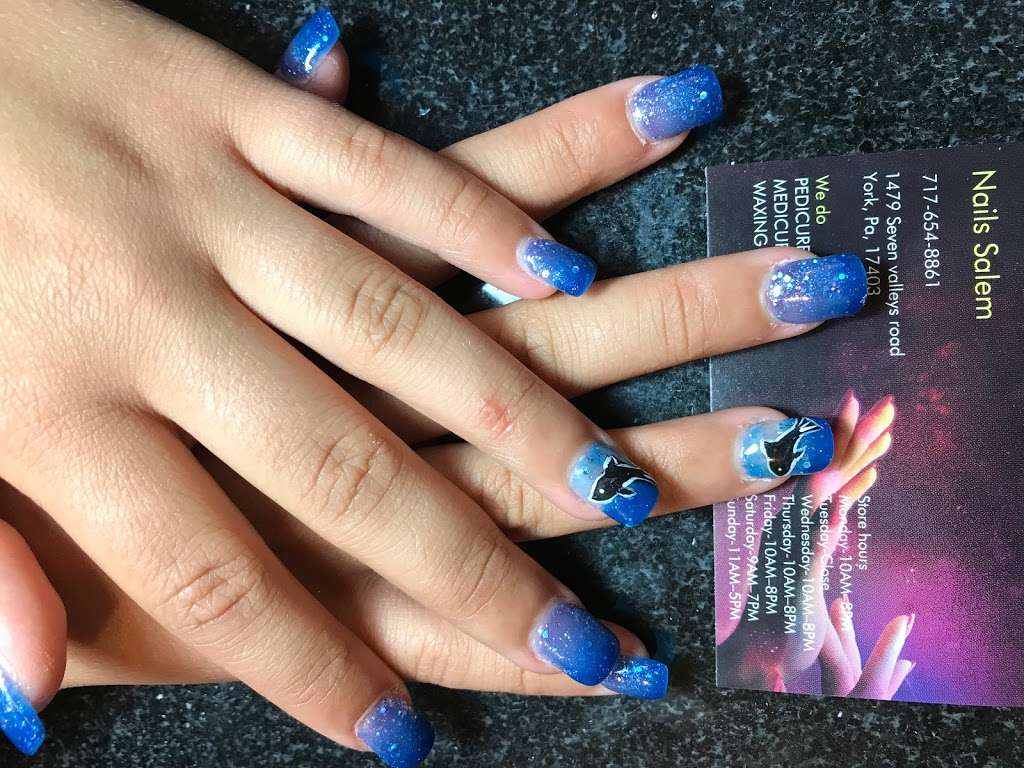 Nails salem | 1479 Seven Valleys Rd, York, PA 17408, USA | Phone: (717) 654-8861