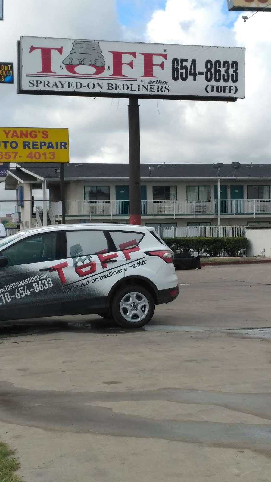 Toff Sprayed On Bed Liners | 9521 I-35 Frontage Rd, San Antonio, TX 78233, USA | Phone: (210) 654-8633