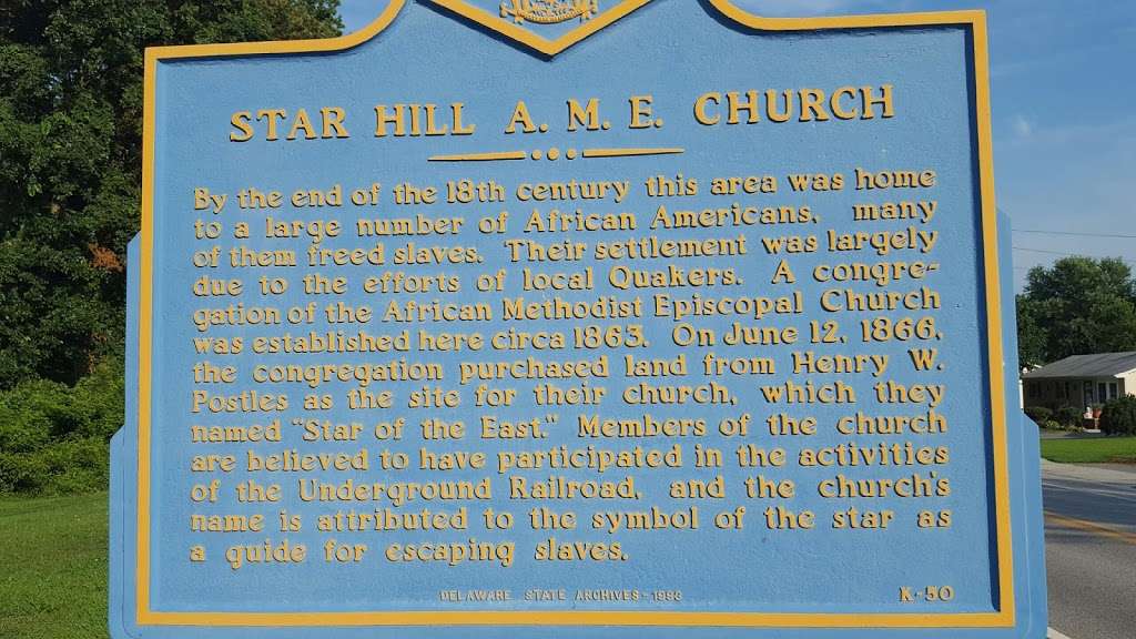Star Hill Ame Church | 357 Voshells Mill Star Hill Rd, Dover, DE 19901, USA | Phone: (302) 697-9903