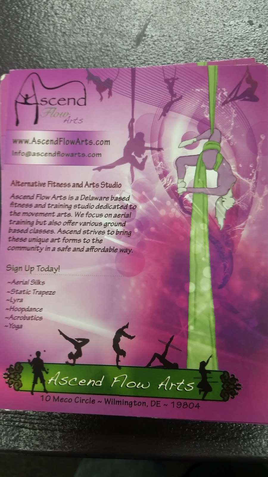 Ascend Flow Arts | 10 Meco Cir, Wilmington, DE 19804 | Phone: (302) 998-2985