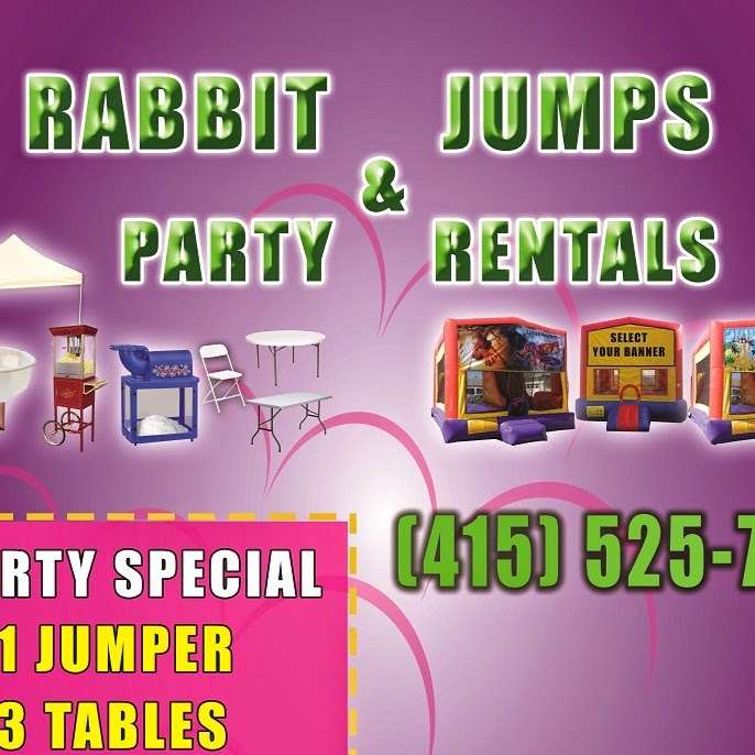 Rabbit Jumps Party Rentals | 538 Alameda del Prado, Novato, CA 94949 | Phone: (415) 525-7863