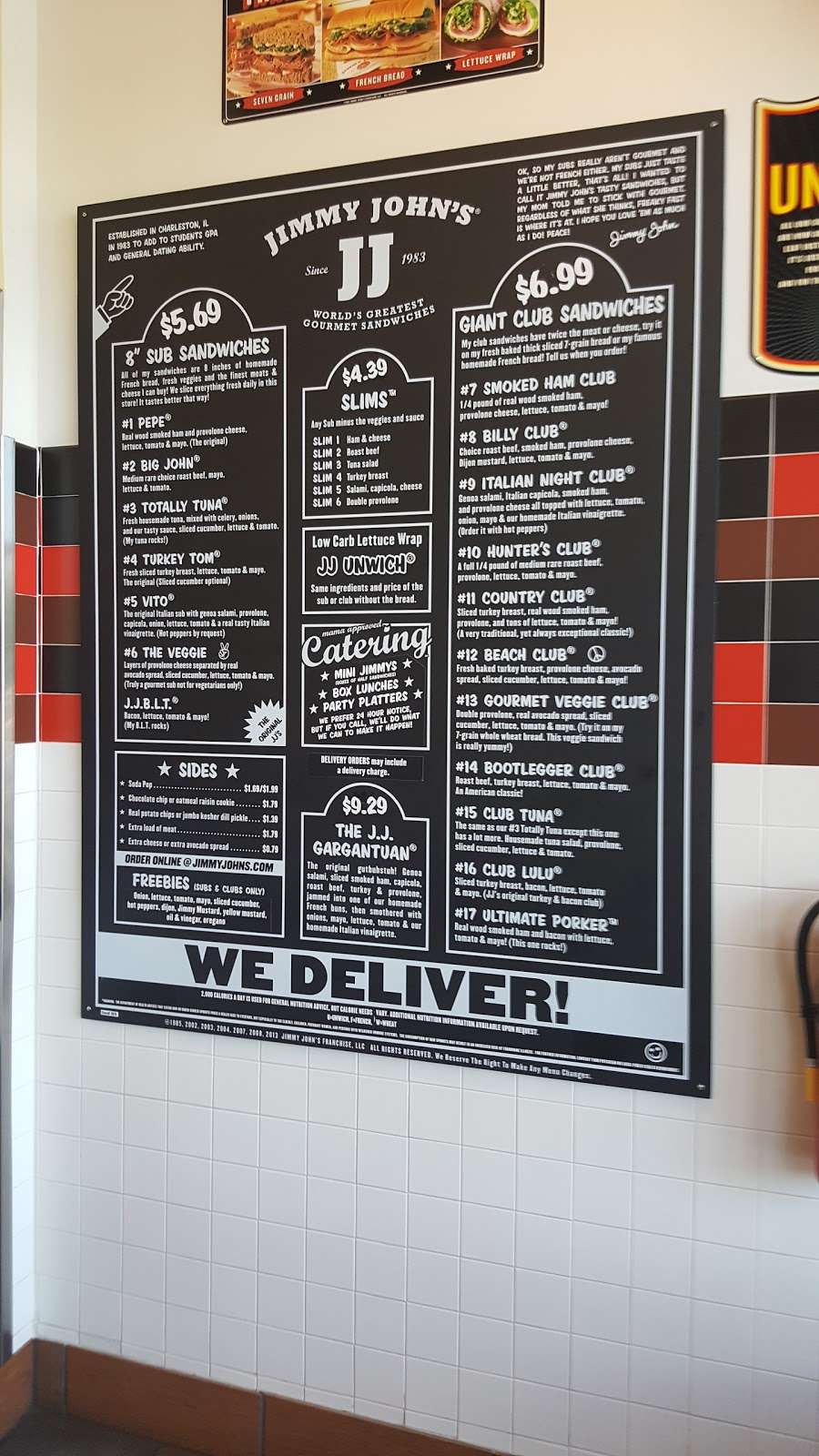 Jimmy Johns | 3612 Welsh Rd, Willow Grove, PA 19090, USA | Phone: (215) 366-7075