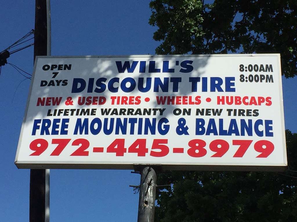 Wills Discount Tire | 1204 E Shady Grove Rd, Irving, TX 75060, USA | Phone: (972) 445-8979