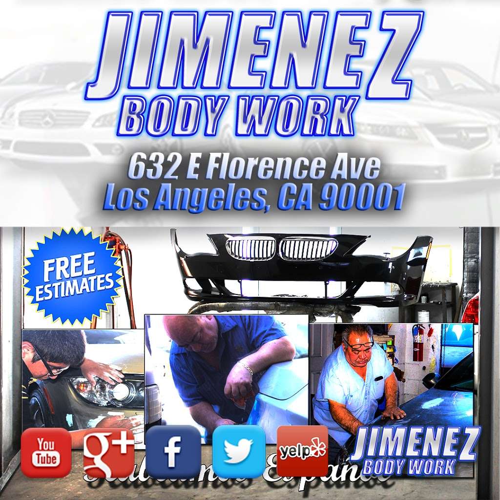 Jimenez Body Work | 632 E Florence Ave, Los Angeles, CA 90001, USA | Phone: (323) 907-5773