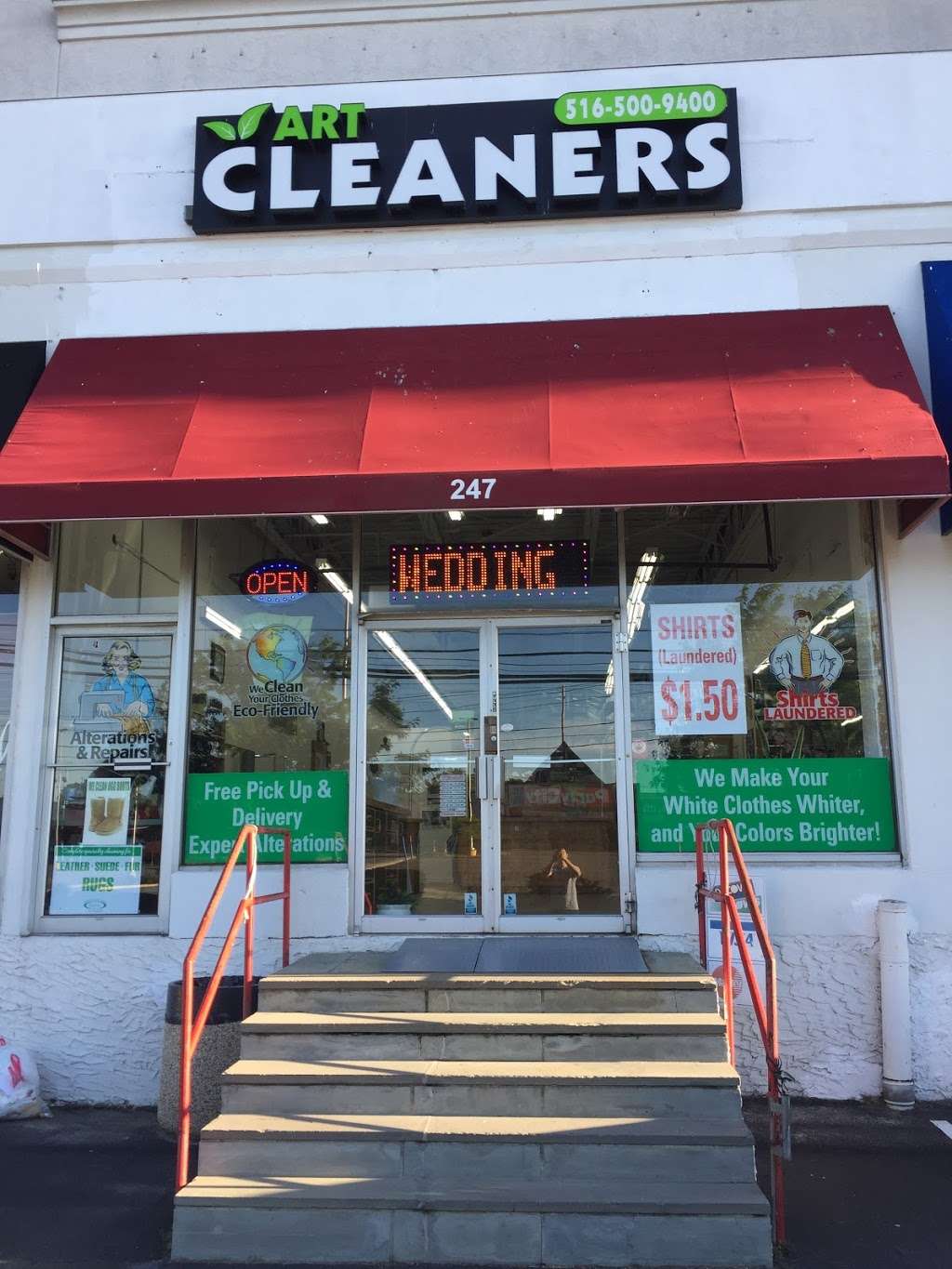 Art Cleaners | 247 Voice Rd, Carle Place, NY 11514, USA | Phone: (516) 500-9400