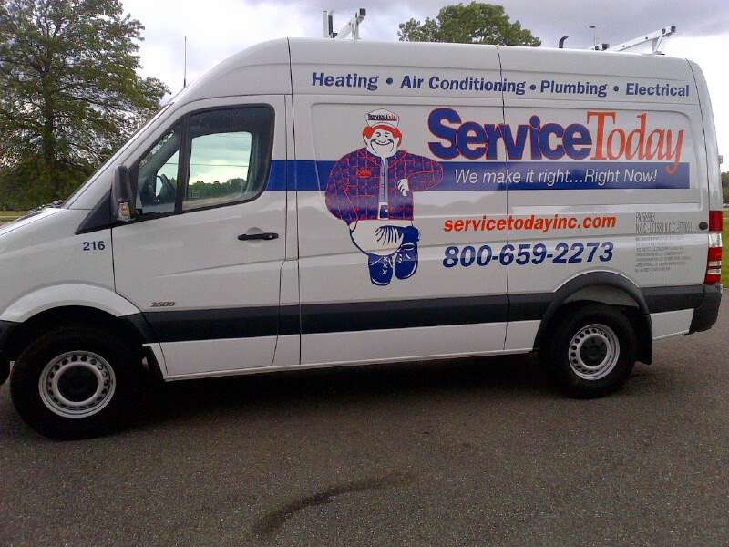 Service Today Heating, Air Conditioning, Plumbing and Electrical | 29434 Dover Rd, Easton, MD 21601, USA | Phone: (800) 659-2273