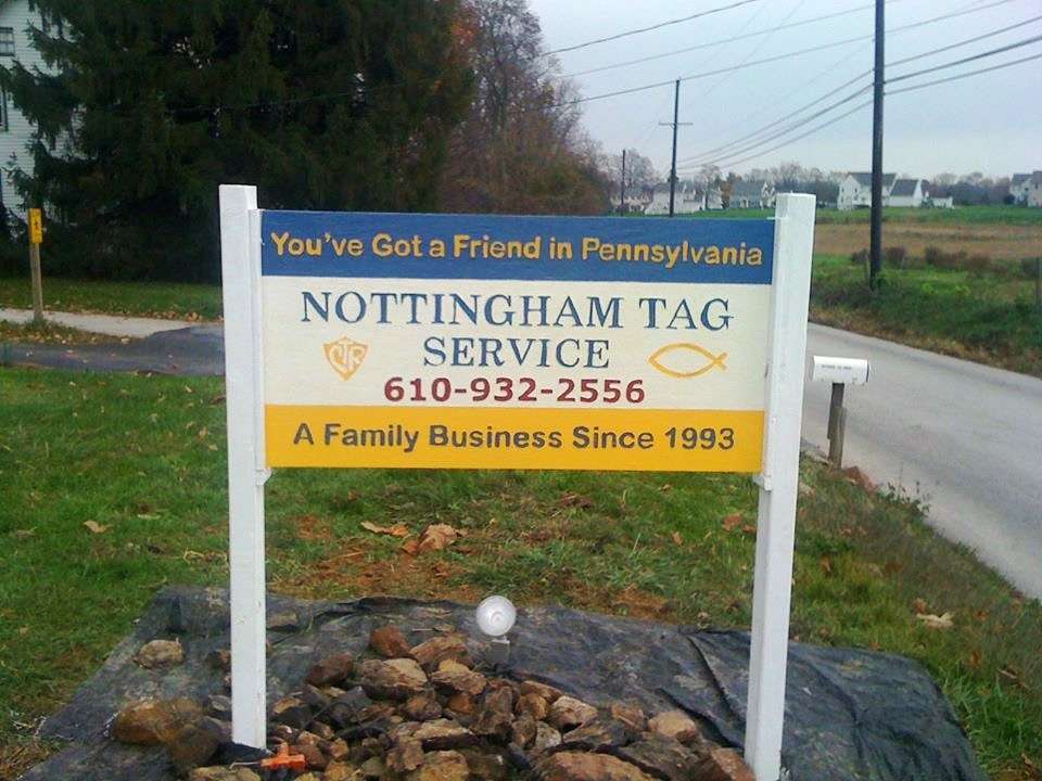 Nottingham Tag Service | 2031 Hopewell Rd, Oxford, PA 19363, USA | Phone: (610) 932-2556