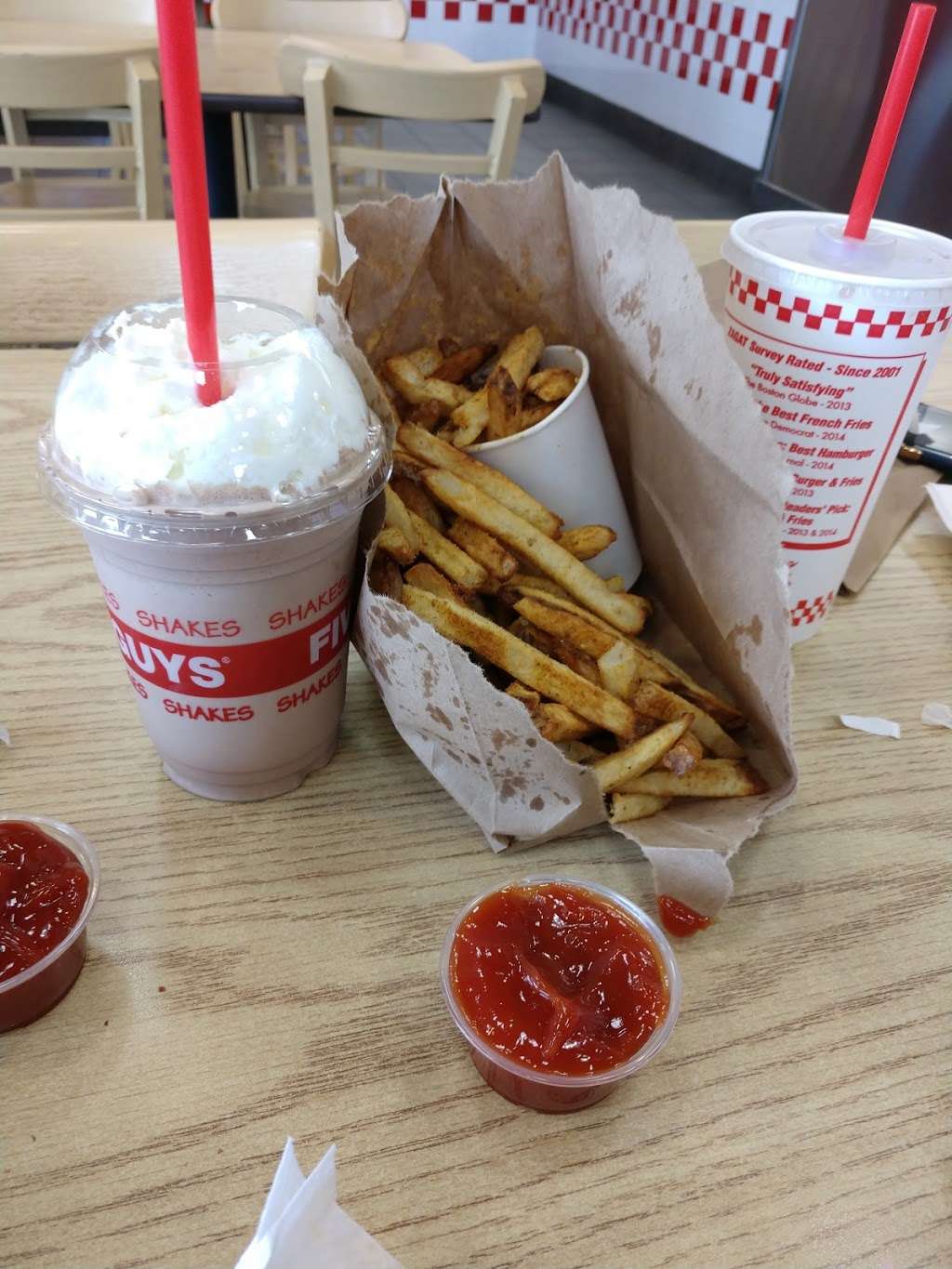 Five Guys | 1202 NE Coronado Dr, Blue Springs, MO 64014 | Phone: (816) 229-3700