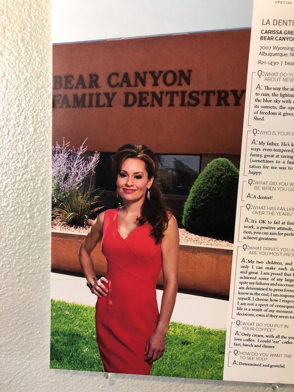 Bear Canyon Family Dentistry | 7007 Wyoming Blvd NE Ste. B2, Albuquerque, NM 87109, USA | Phone: (505) 821-1430