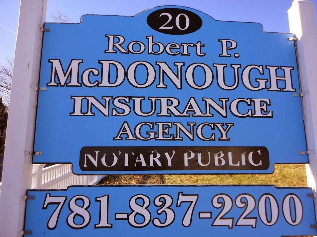 Robert P Mc Donough Insurance | 20 Sea St, Marshfield, MA 02050 | Phone: (781) 837-2200