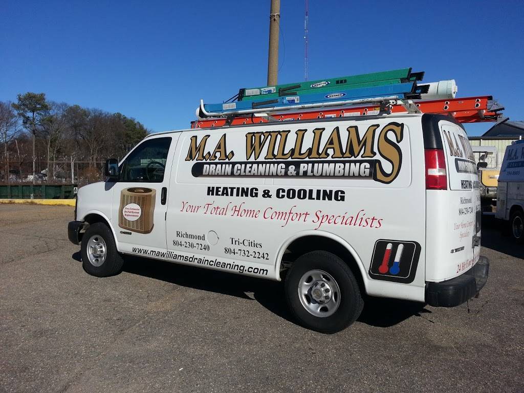 M.A. Williams Drain Cleaning & Plumbing | 27 Labrook Dr, Richmond, VA 23225, USA | Phone: (804) 409-0736