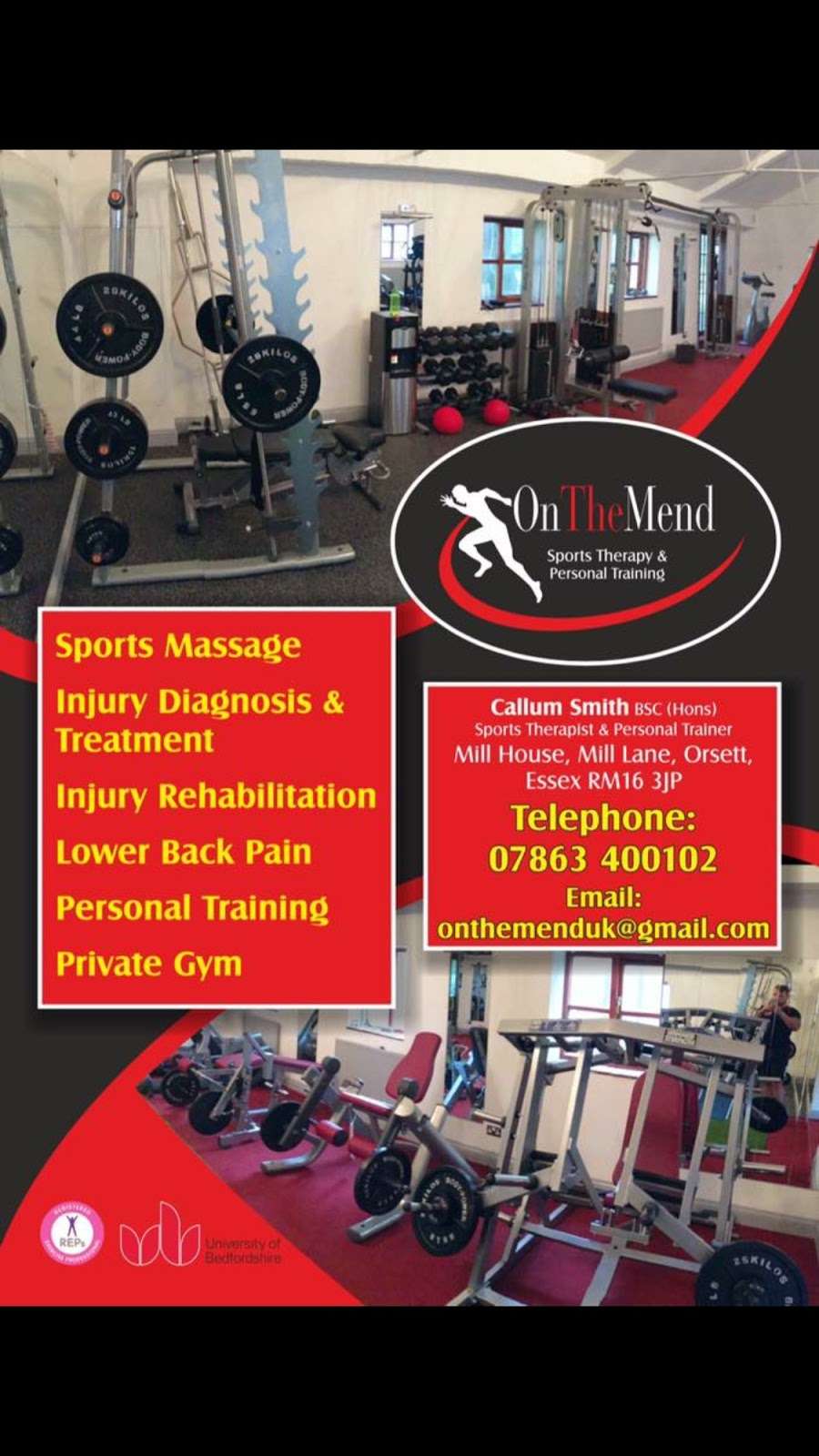 On The Mend ltd | Mill House, Mill Ln, Orsett, Grays RM16 3JP, UK | Phone: 07863 400102