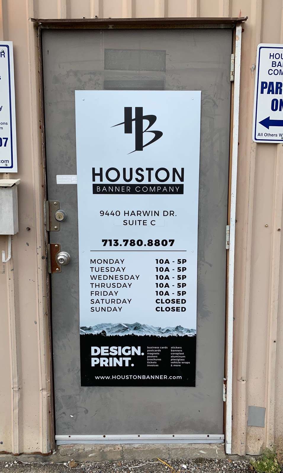 Houston Banner Company | 9440 Harwin Dr Suite C, Houston, TX 77036, USA | Phone: (713) 780-8807