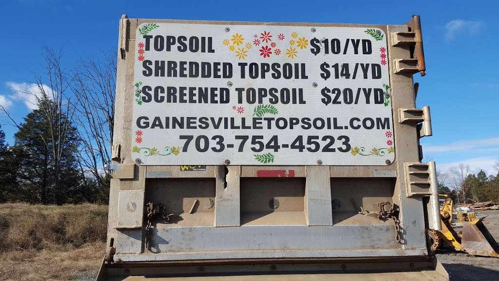 Gainesville Topsoil & Construction | 3328 Cattlett Rd, Catlett, VA 20119, USA | Phone: (703) 754-4523