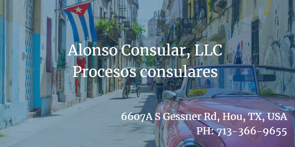 Alonso Consular LLC | 6607 S Gessner Rd A, Houston, TX 77036, USA | Phone: (713) 366-9655