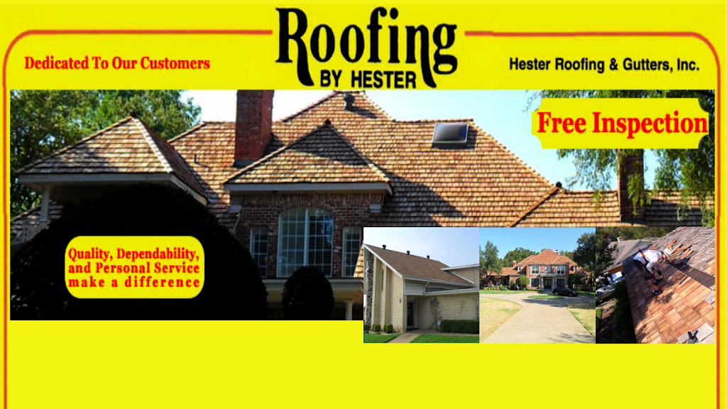 Hester Roofing & Gutters, Inc. | 124 Cloudcrest Dr, DeSoto, TX 75115, USA | Phone: (972) 223-3018