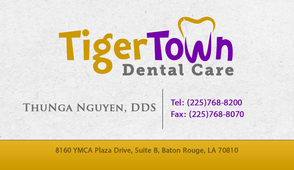 Tiger Town Dental Care | 8160 YMCA Plaza Dr, Baton Rouge, LA 70810, USA | Phone: (225) 768-8200