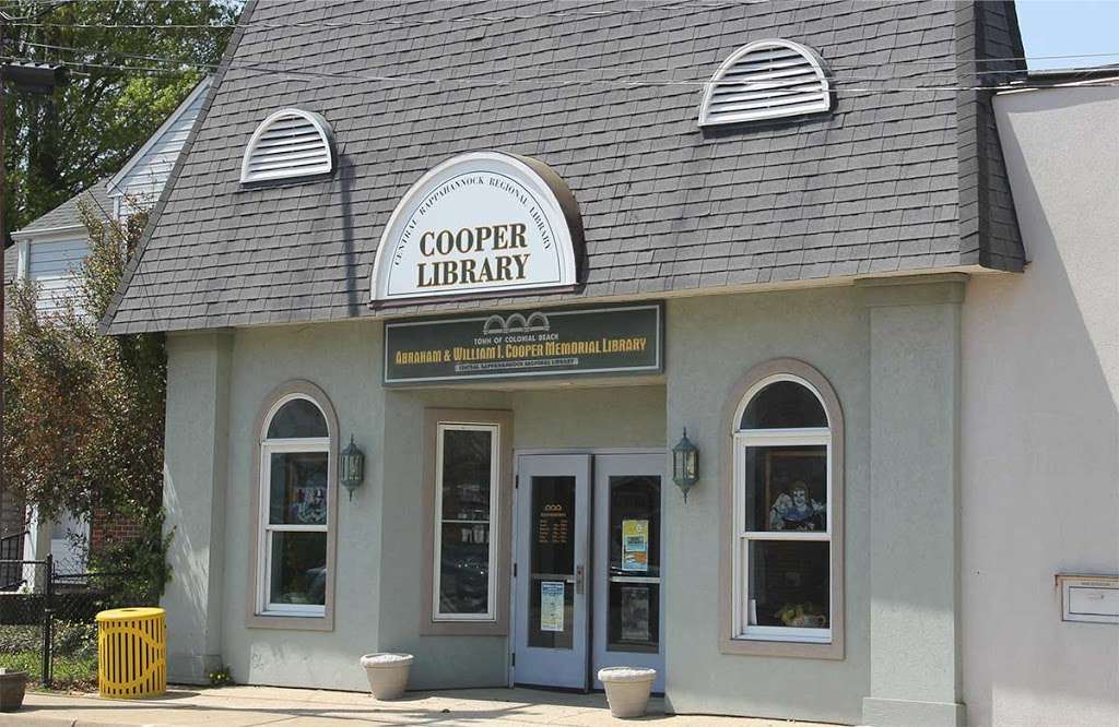 Central Rappahannock Regional Library Cooper Branch | 20 Washington Ave, Colonial Beach, VA 22443 | Phone: (804) 224-0921