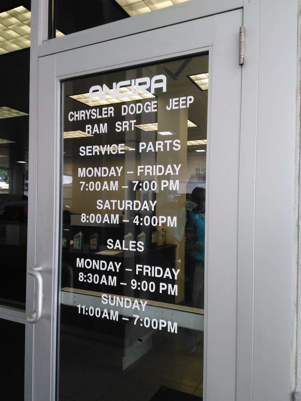 Ancira CJDR Service Center | 10807 Frontage Rd, San Antonio, TX 78230 | Phone: (210) 558-1500